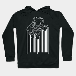 Astronaut Barcode Hoodie